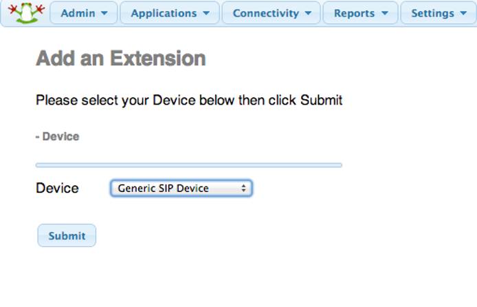 Creating the new extension. Creating the new extension.