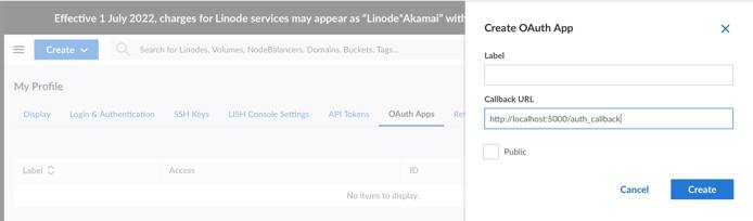 OAuth Account Profile OAuth Account Profile