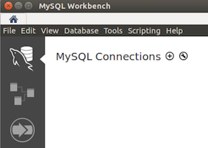 MySQL Workbench Home
