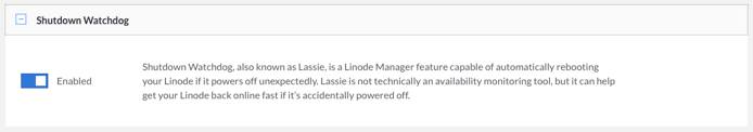 Configuring Shutdown Watchdog Configuring Shutdown Watchdog