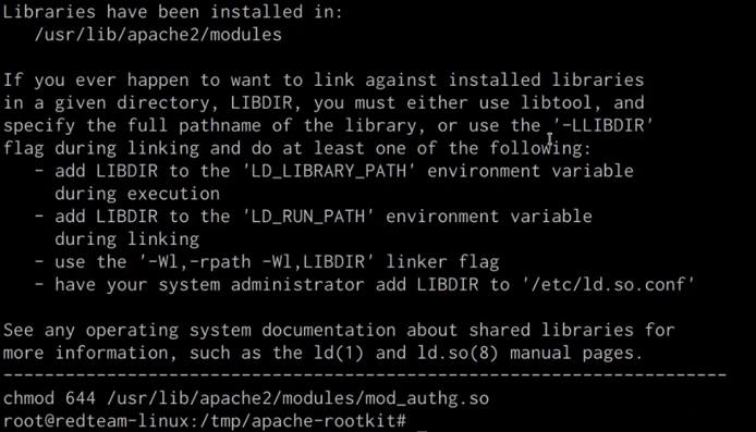 apxs output apxs output